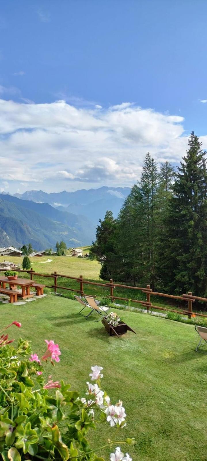 Le Coin Des Melezes - Nature & Trek - Camere In Baita Di Montagna Brusson Buitenkant foto